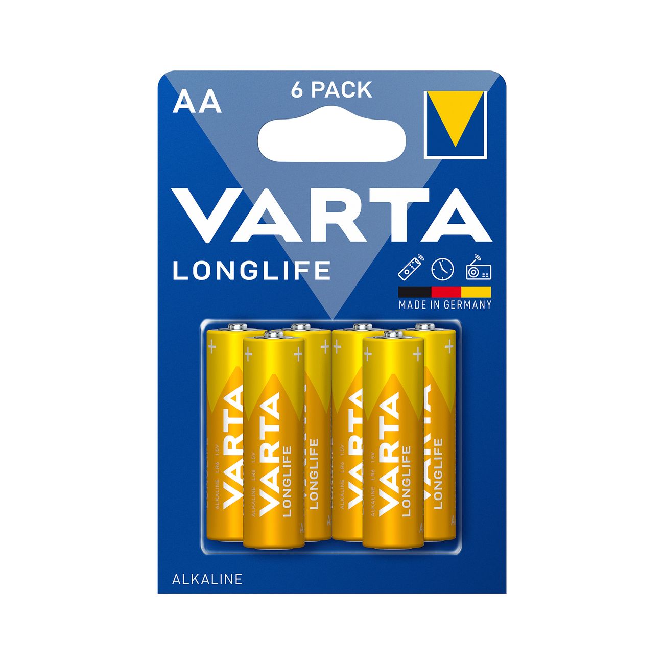 Varta longlife alcaline stilo bl.6 pz - 10 bl