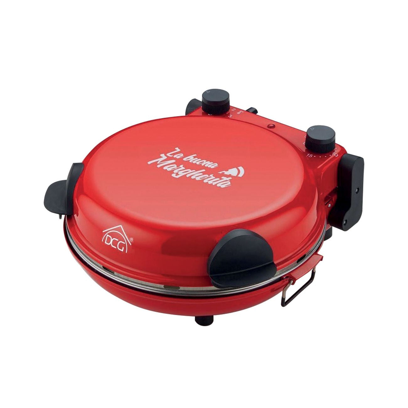 Dcg Eltronic Forno Pizza Maker Mb2300 1200w Timer E Termostato, Rosso    