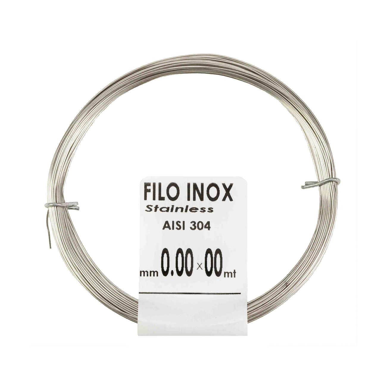 Matassina filo acciaio inox mm.0,8x10mt. - 25 pz