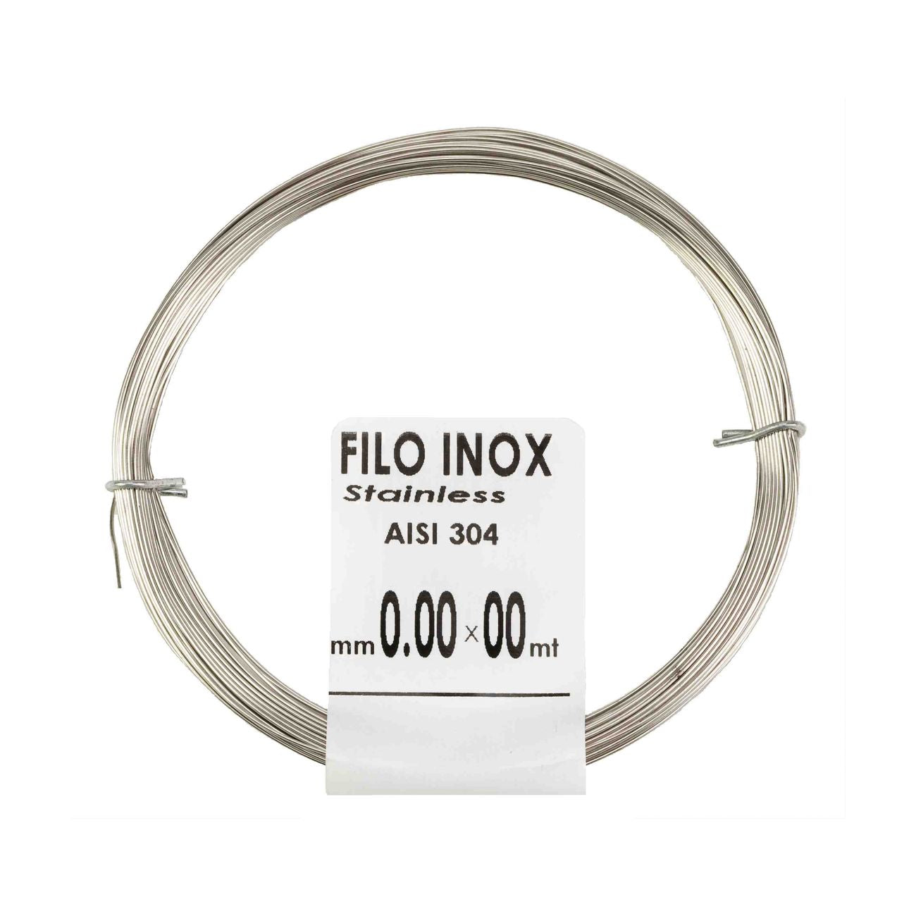 Matassina filo acciaio inox mm.1,0x6mt. - 25 pz