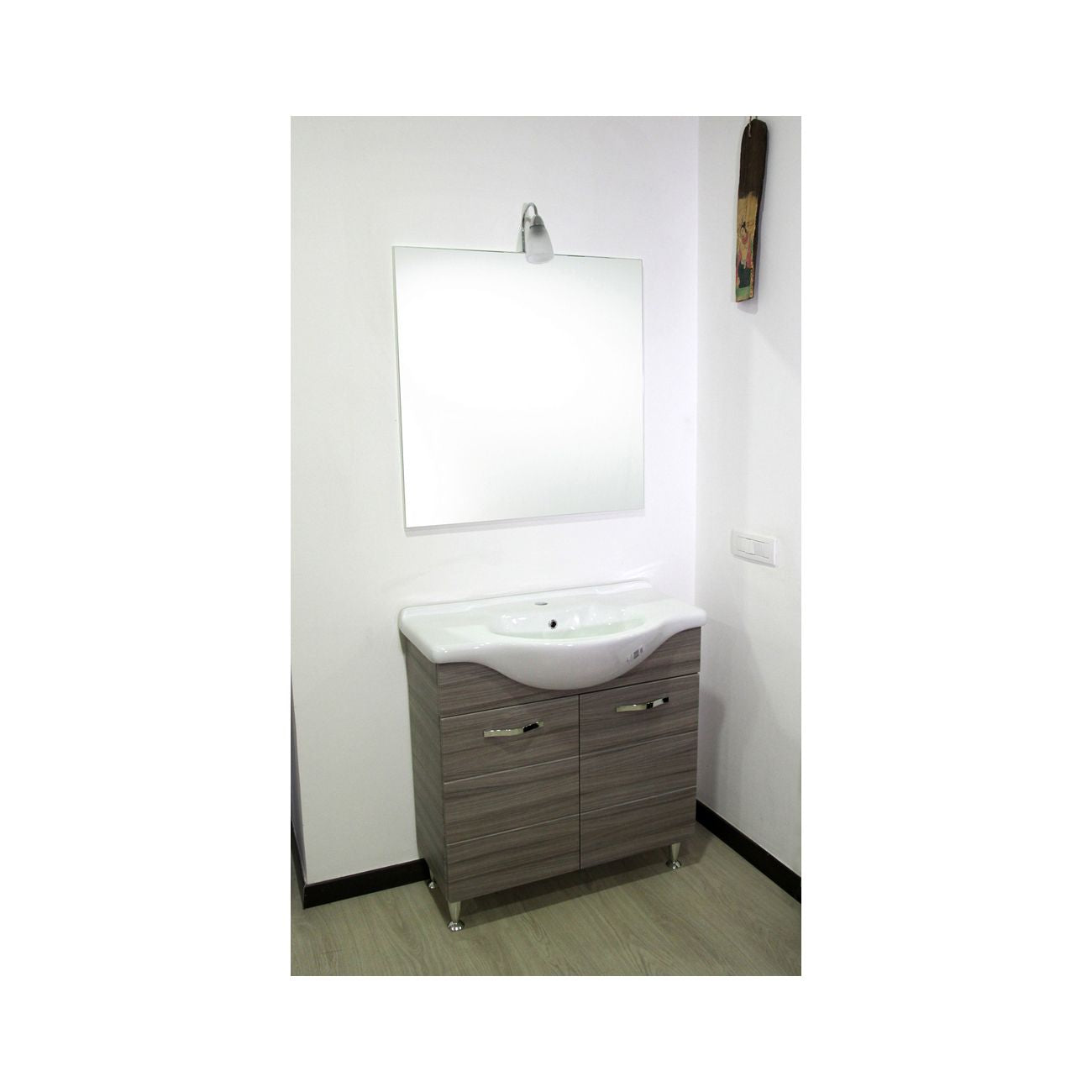 Mobile bagno antonella cm.85 palissandro