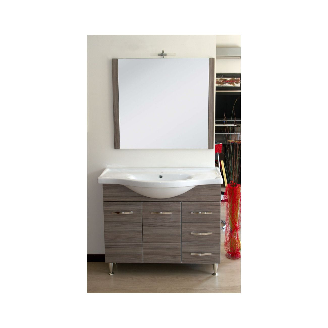 Mobile bagno antonella cm.105 palissandro