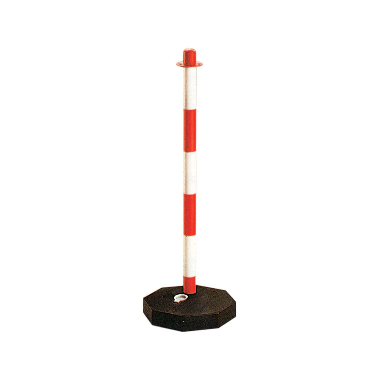 Colonna biancorossa catena plastica h 90 cm