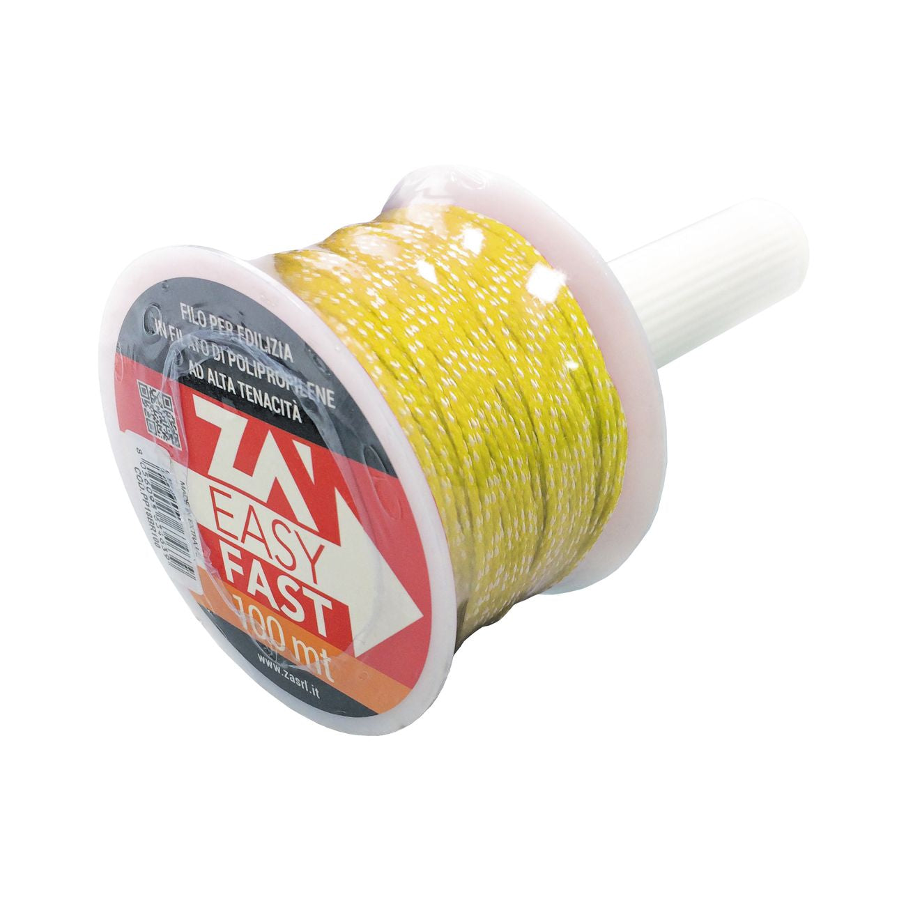 Filo per edilizia con manico 100 m  giallo