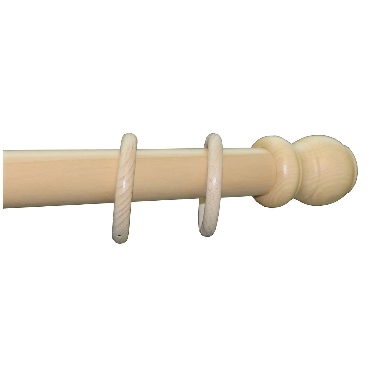 Bastone a tiro d 35 mm naturale 180 cm s/supp.