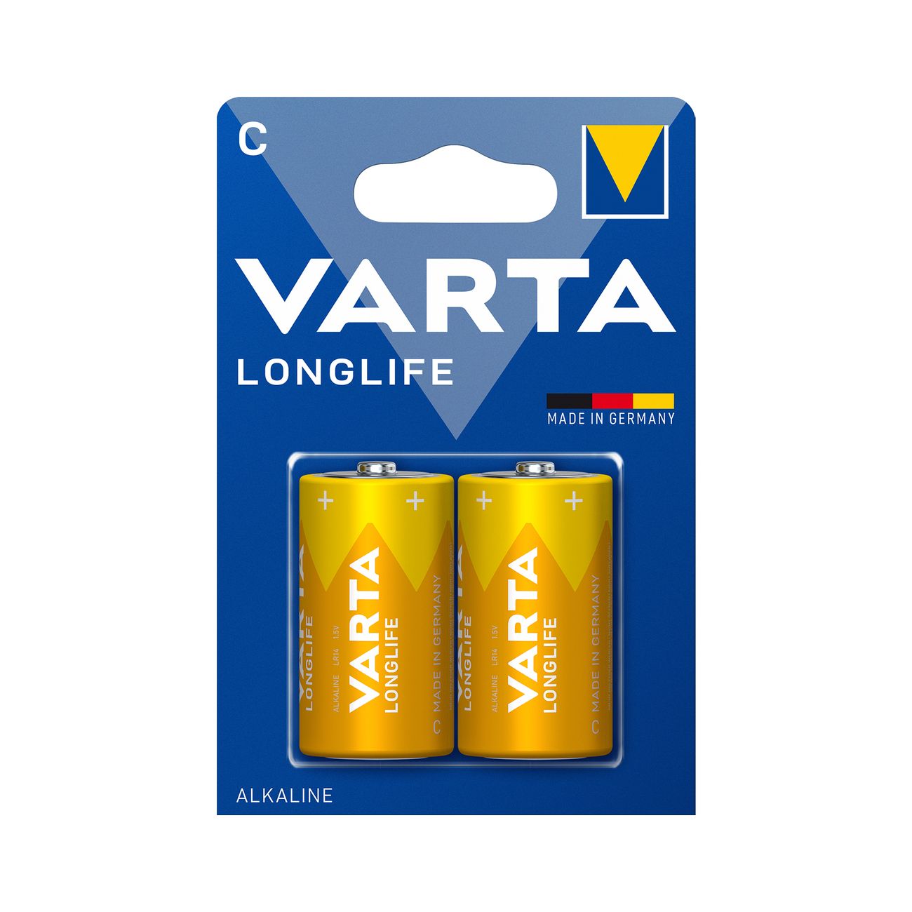 Varta longlife alcaline 1/2 torcia bl.2 pz *