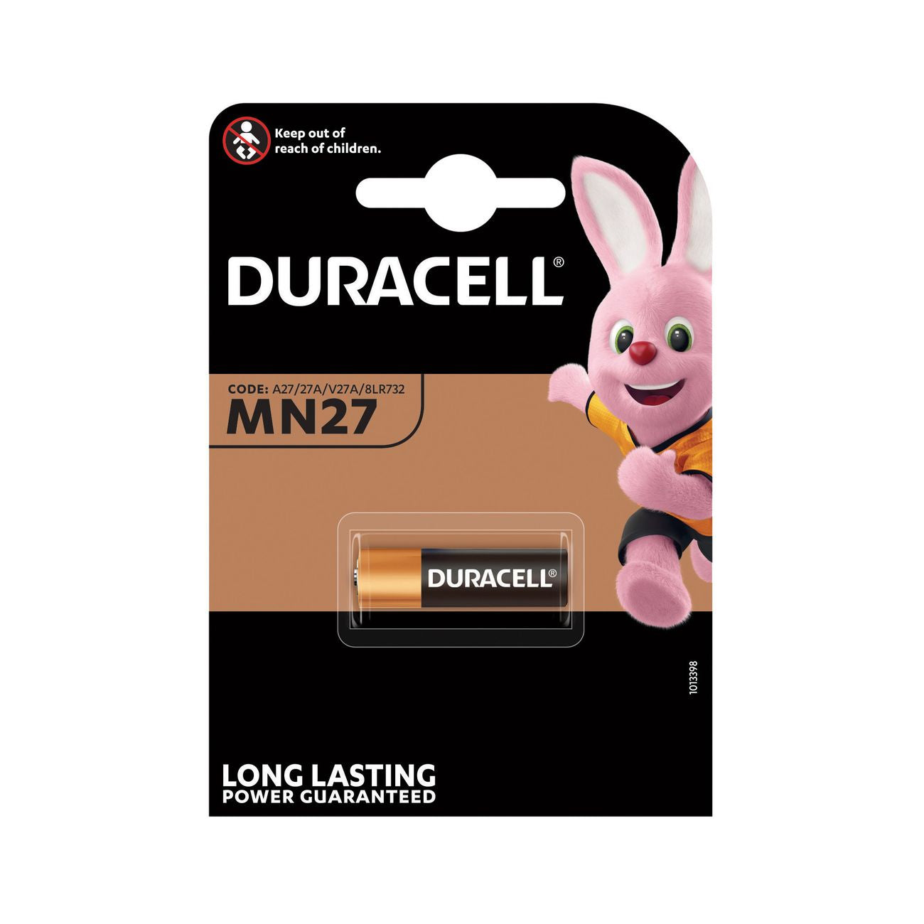 Duracell pila alcalina 12v mn27 pz.1