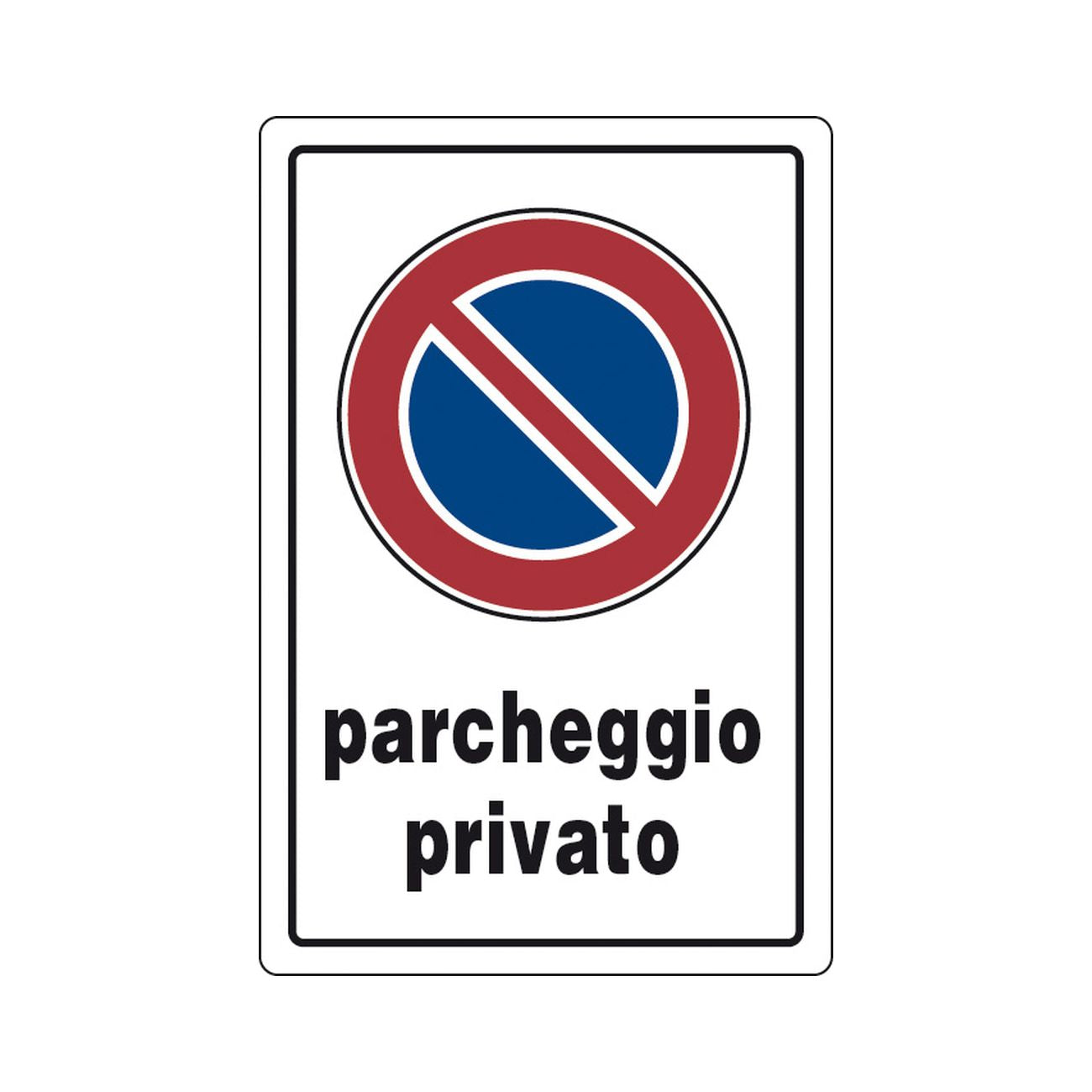 Targa segnaletica parcheggio privato