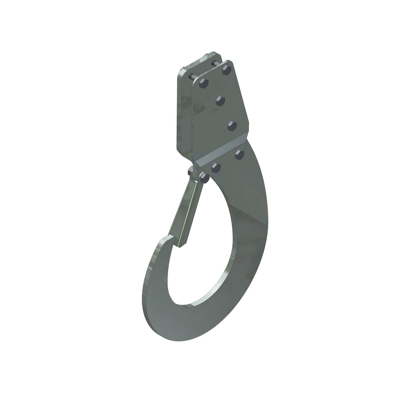Gancio di sollev.acc.zinc.cm.23,5x44,1 pkg50