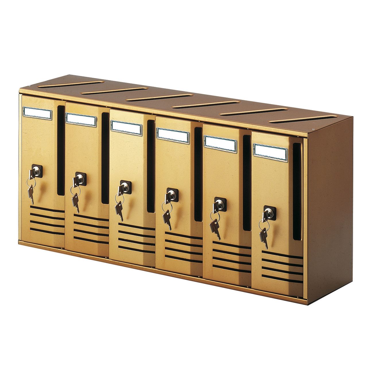 Alubox cassetta cuboa 6 posti bronzo art.c6