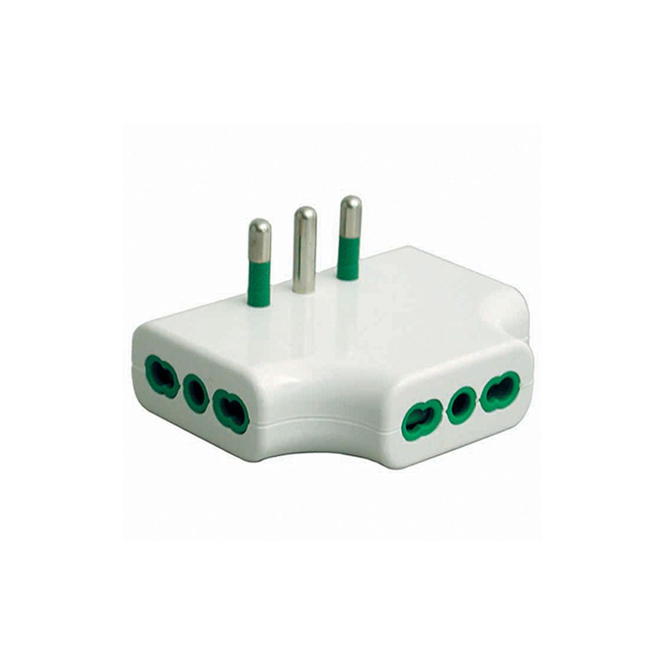 Adattatore 3Prese Bianco 10A  87250