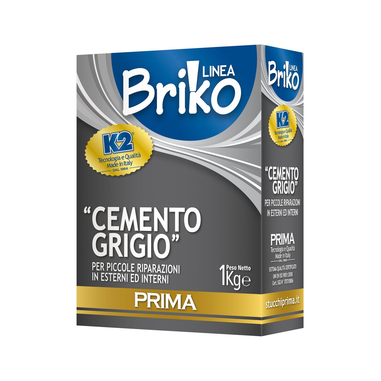 Linea briko cemento grigio da kg. 1 - 12 pz