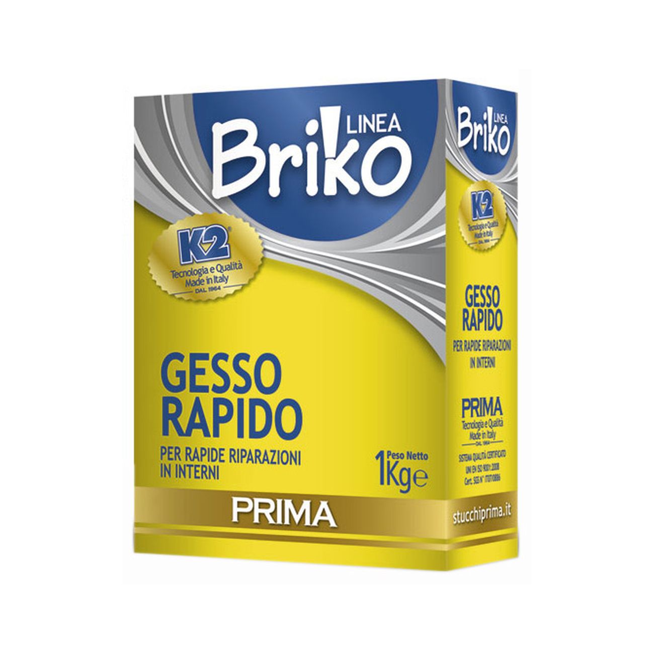 Linea briko gesso rapido da kg. 1 - 12 pz