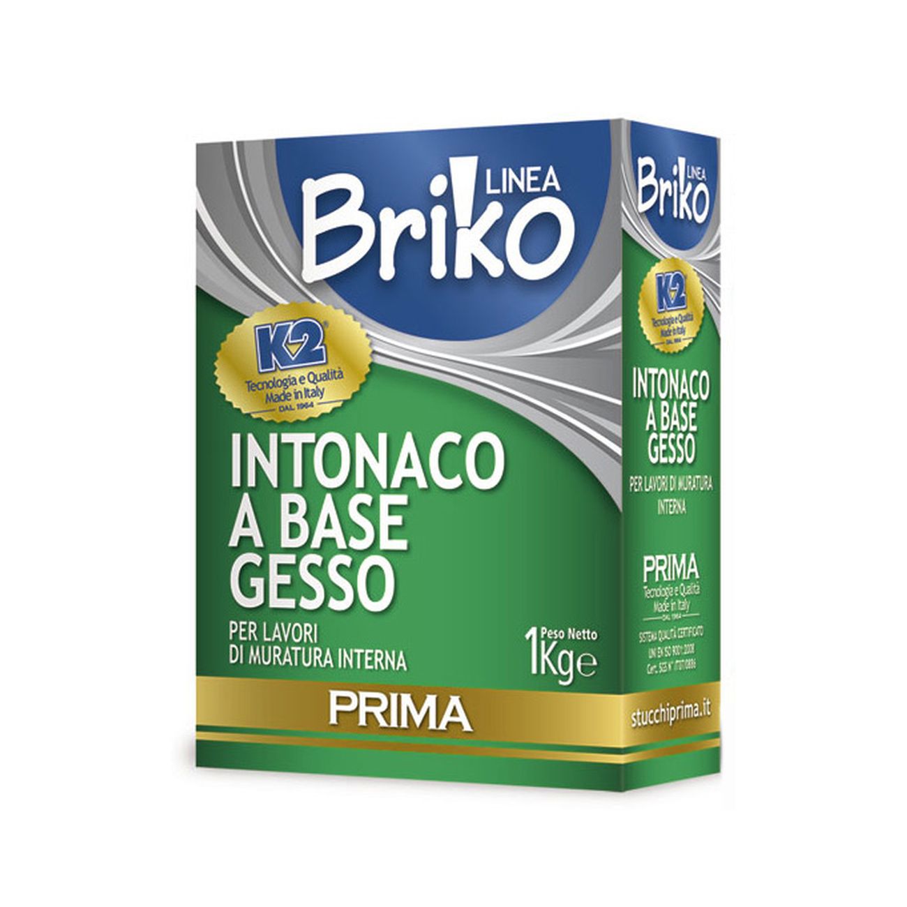 Linea briko intonaco x interni da kg. 1 - 12 pz