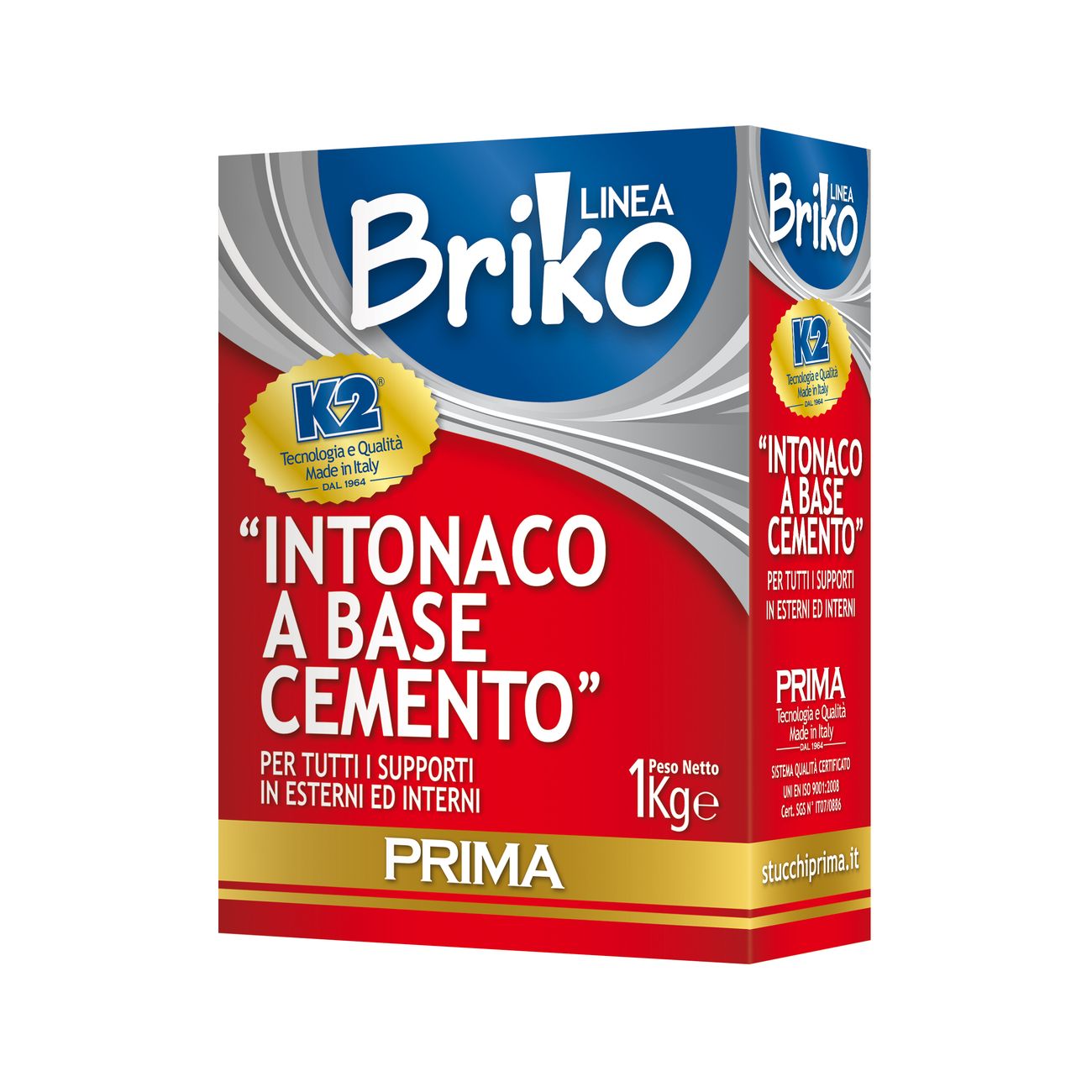 Linea briko intonaco x esterni da kg. 1 - 12 pz