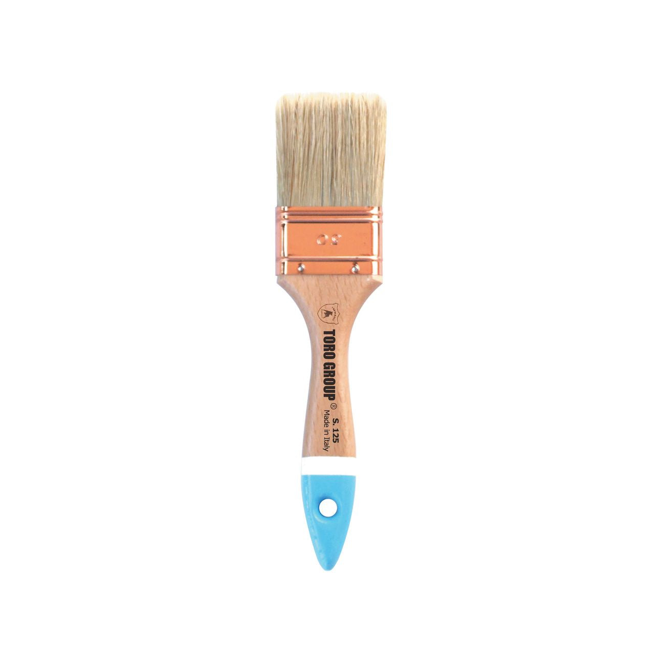 Pennellessa bionda m.co legno s.125 mm.60 - 12 pz
