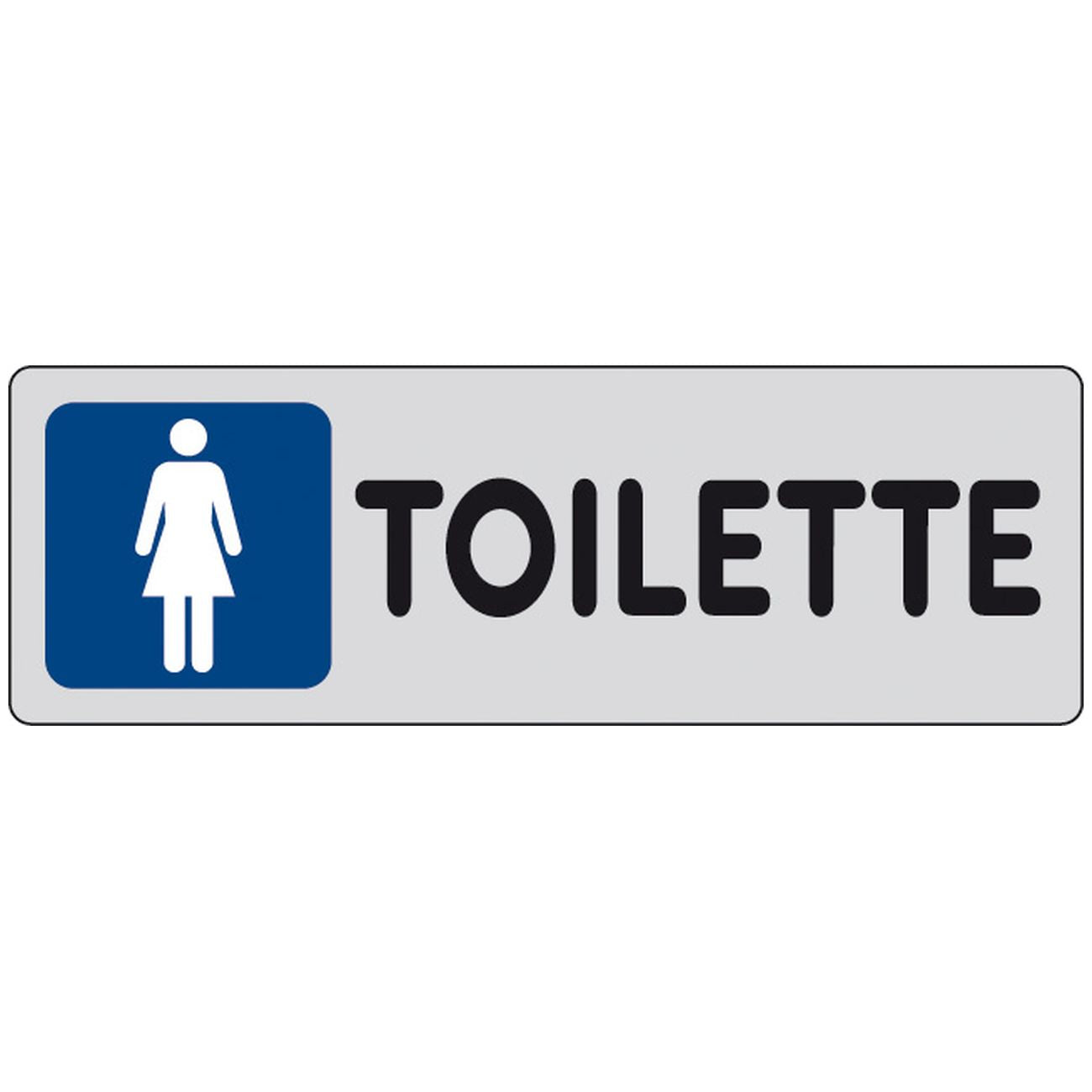 Etichetta adesiva 150x50 toilette (f) - 10 pz