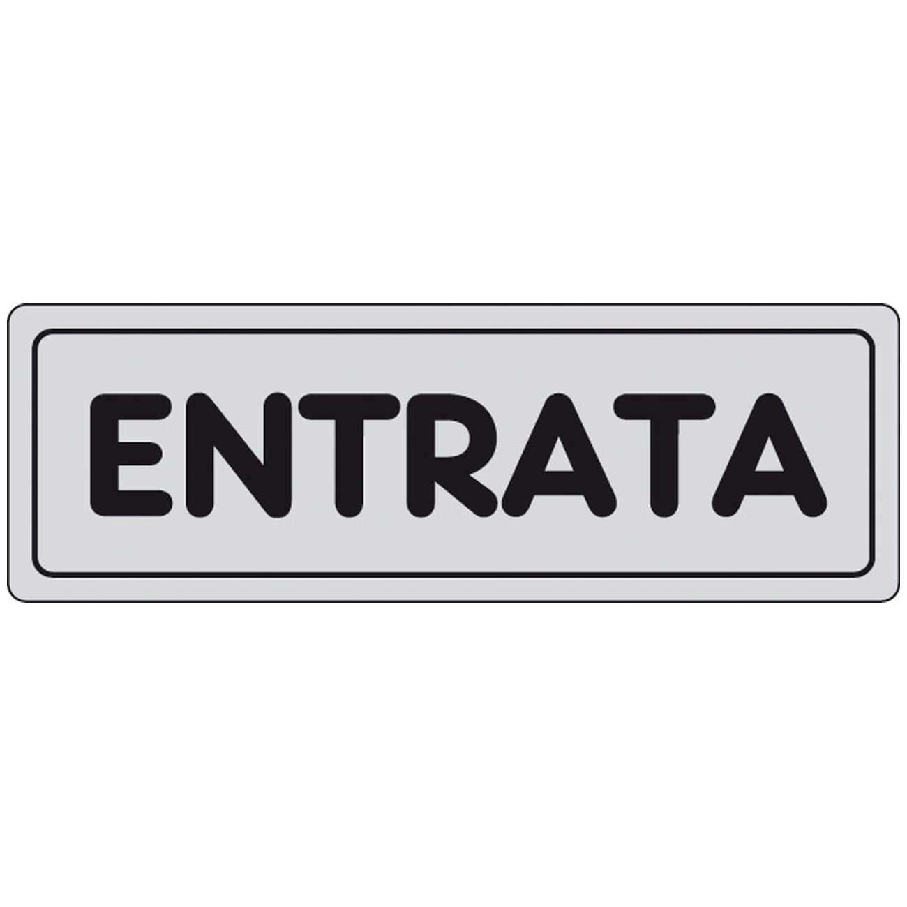 Etichetta adesiva 150x50 entrata - 10 pz