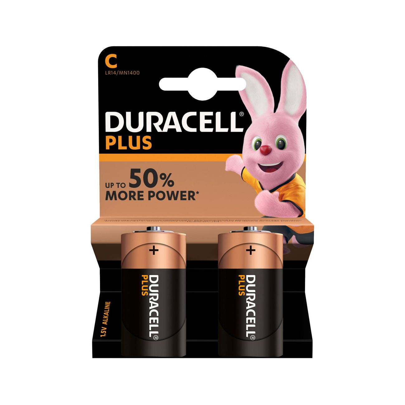 Duracell pila alcalina 1/2 torcia mn1400 pz.2 - 10 bl