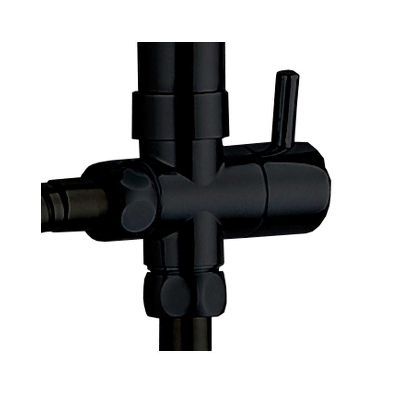 Deviatore per colonna doccia lx-4001 nero opaco