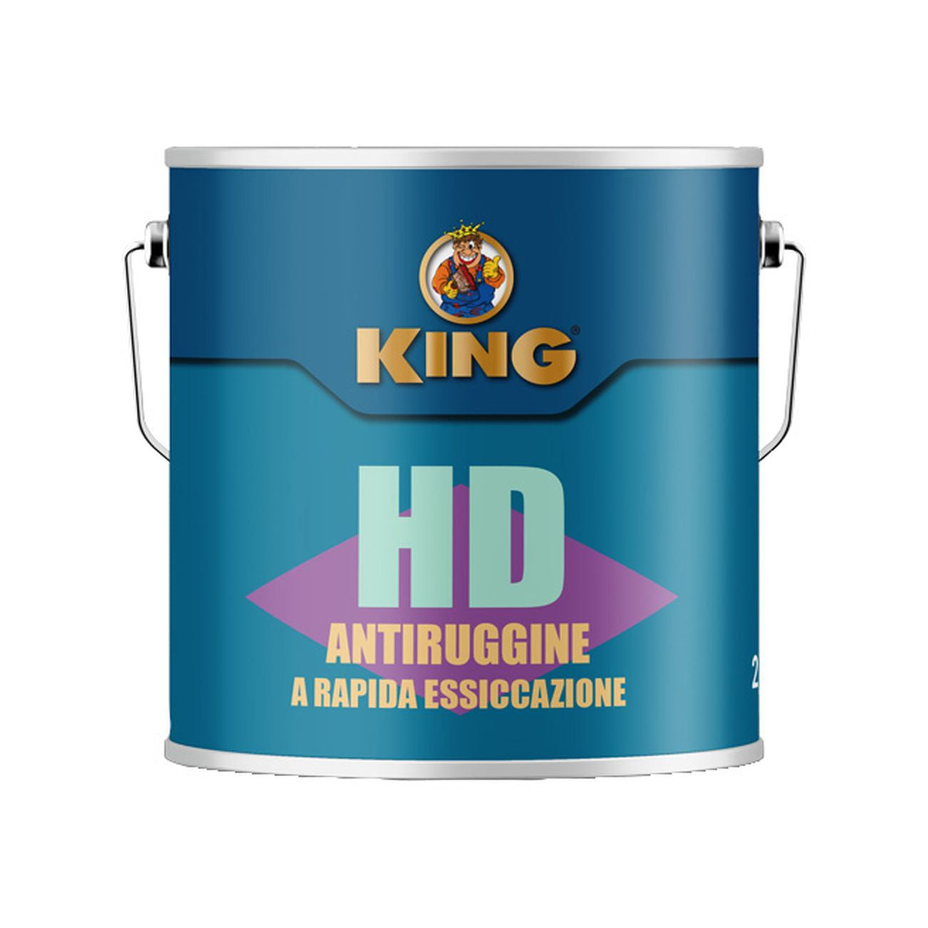 Antiruggine rap. essicc. h-d grigia lt.2,5 - 5 pz