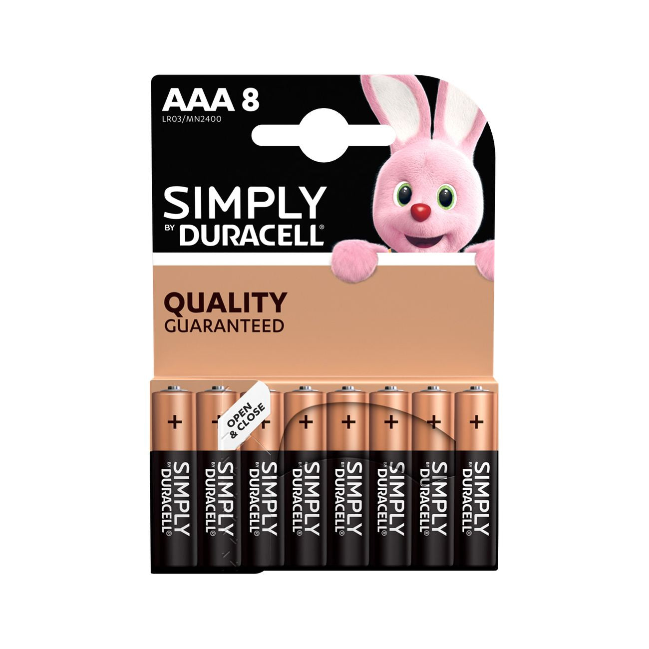 Duracell simply alcalina m/stil bl.8pz.mn2400 - 10 bl