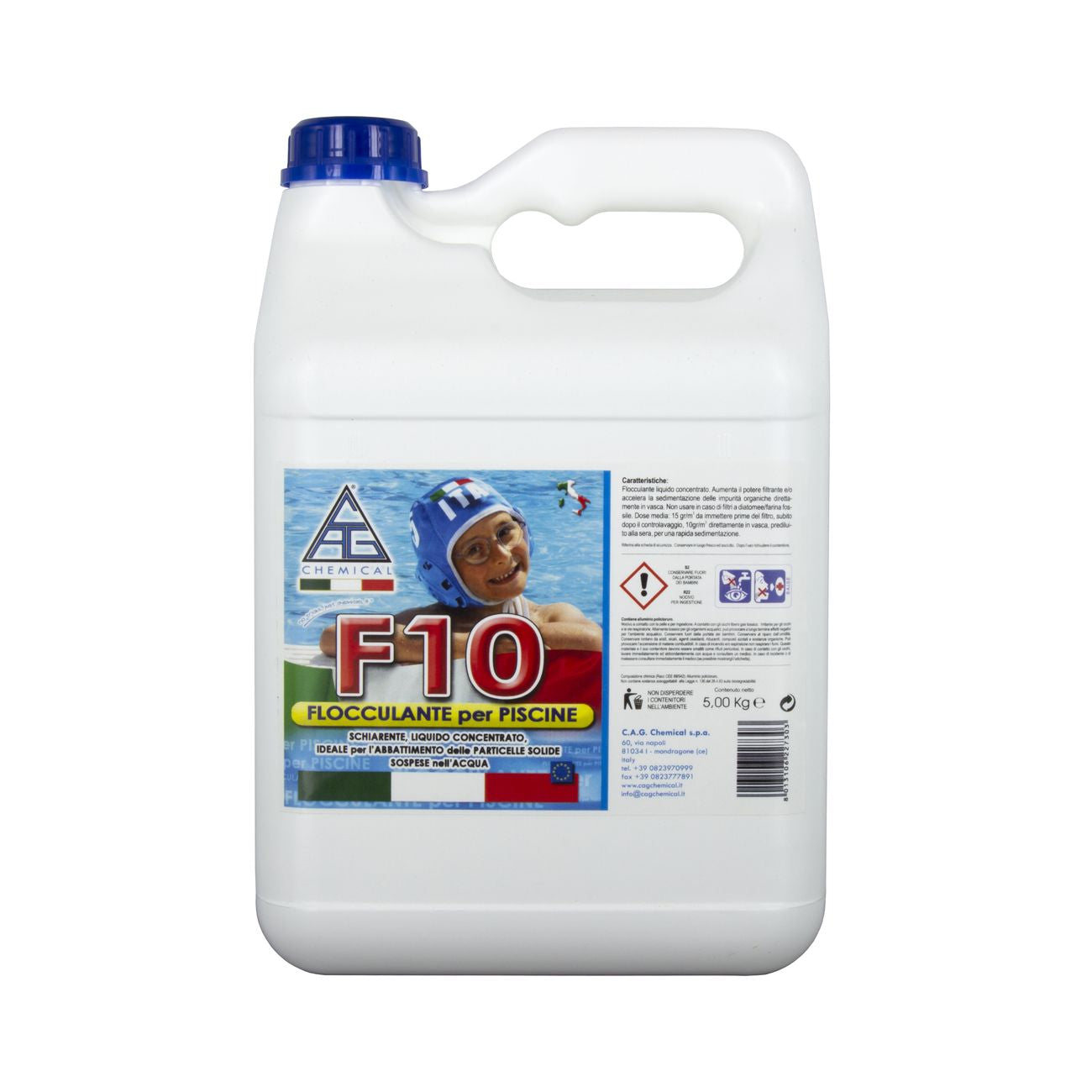 Flocculante liquido x piscine lt. 5 - 4 pz