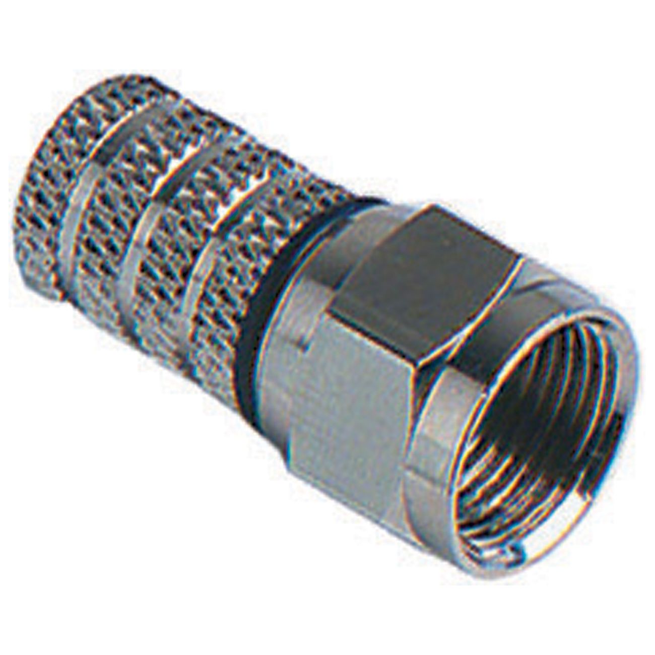 Connettore a vite tipo f per cavo satv 6,40mm - 25 pz