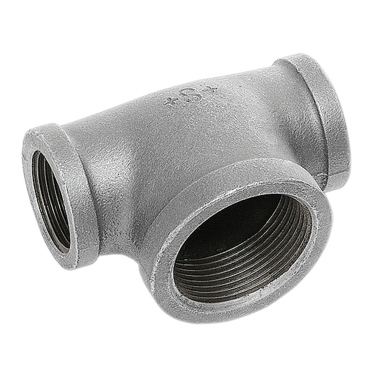 Tee uguale gh.zinc. gr.3/8            fig.130* - 10 pz
