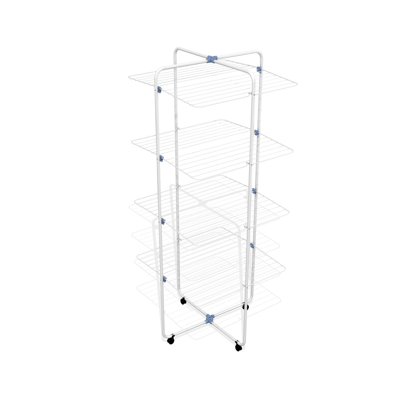 Stendibiancheria verticale "Vip 40" 71x71x164h