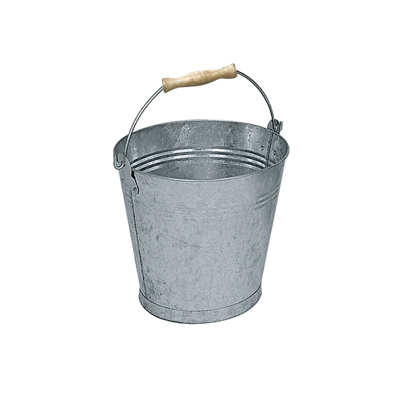 Secchio Zincato 15 lt Ø 30xh29 cm 1,08 kg - 10 pz 