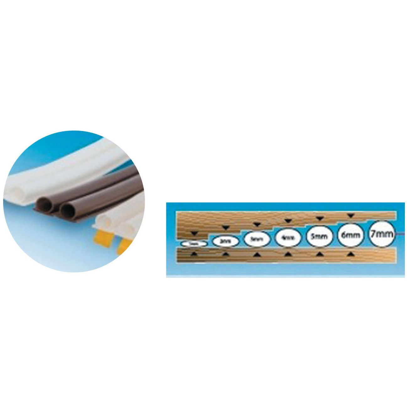 Parafreddo universale al silicone 6 m traspar. - 12 pz