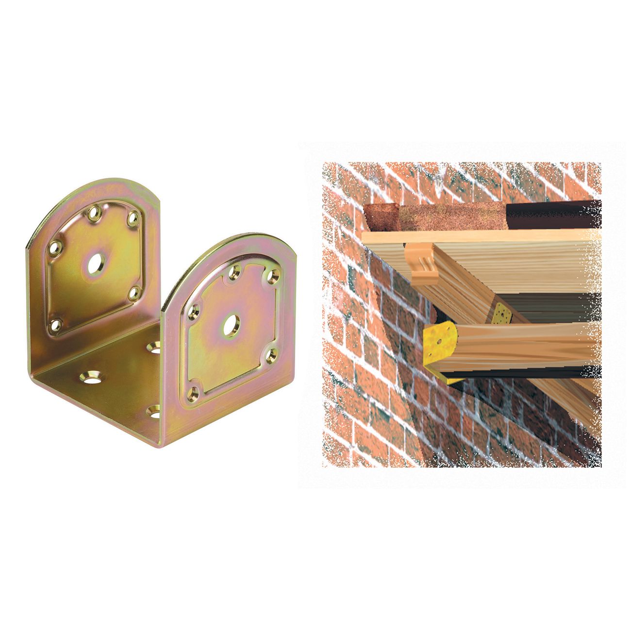 Supporto esterno u acc.trop. art.761 45x46 mm - 10 pz