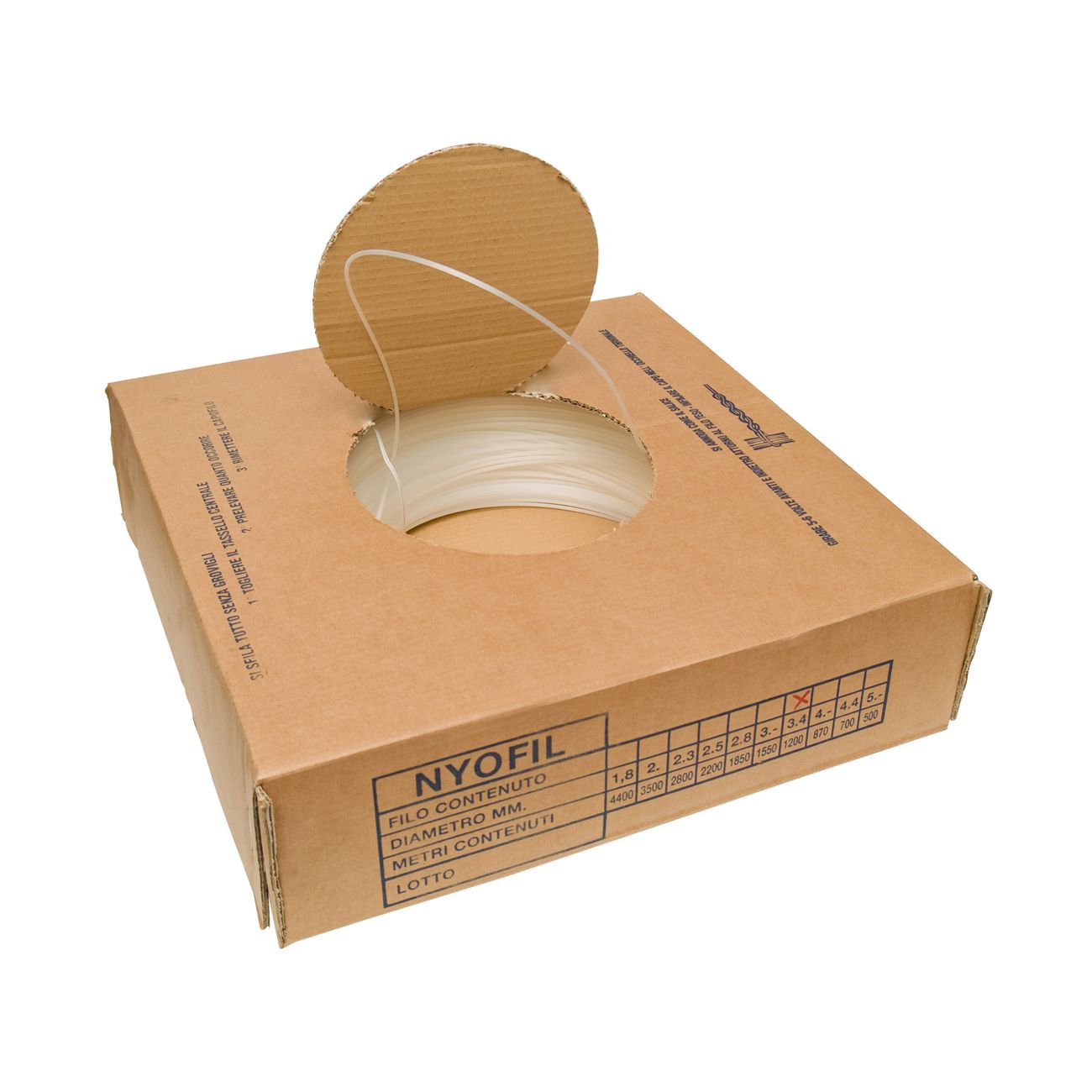 Filo stendibiancheria nylon nyofil d. 4 mm - 12 kg