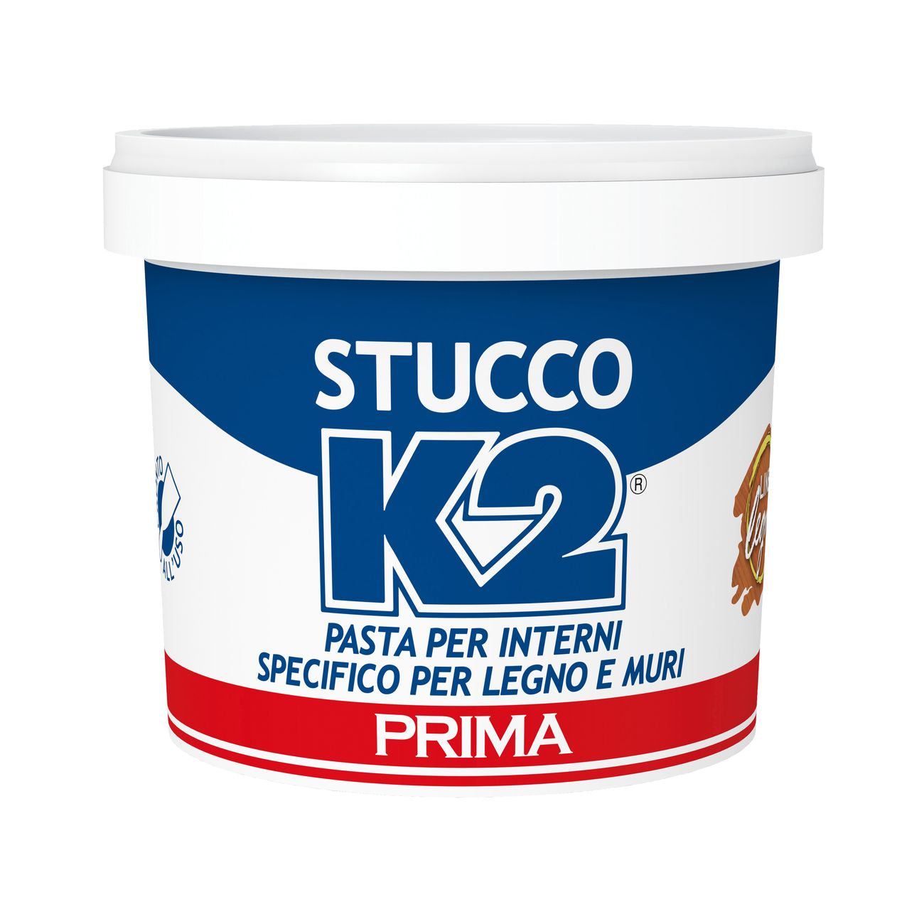 Stucco pronto k2 noce chiaro da kg. 0,500 - 12 pz