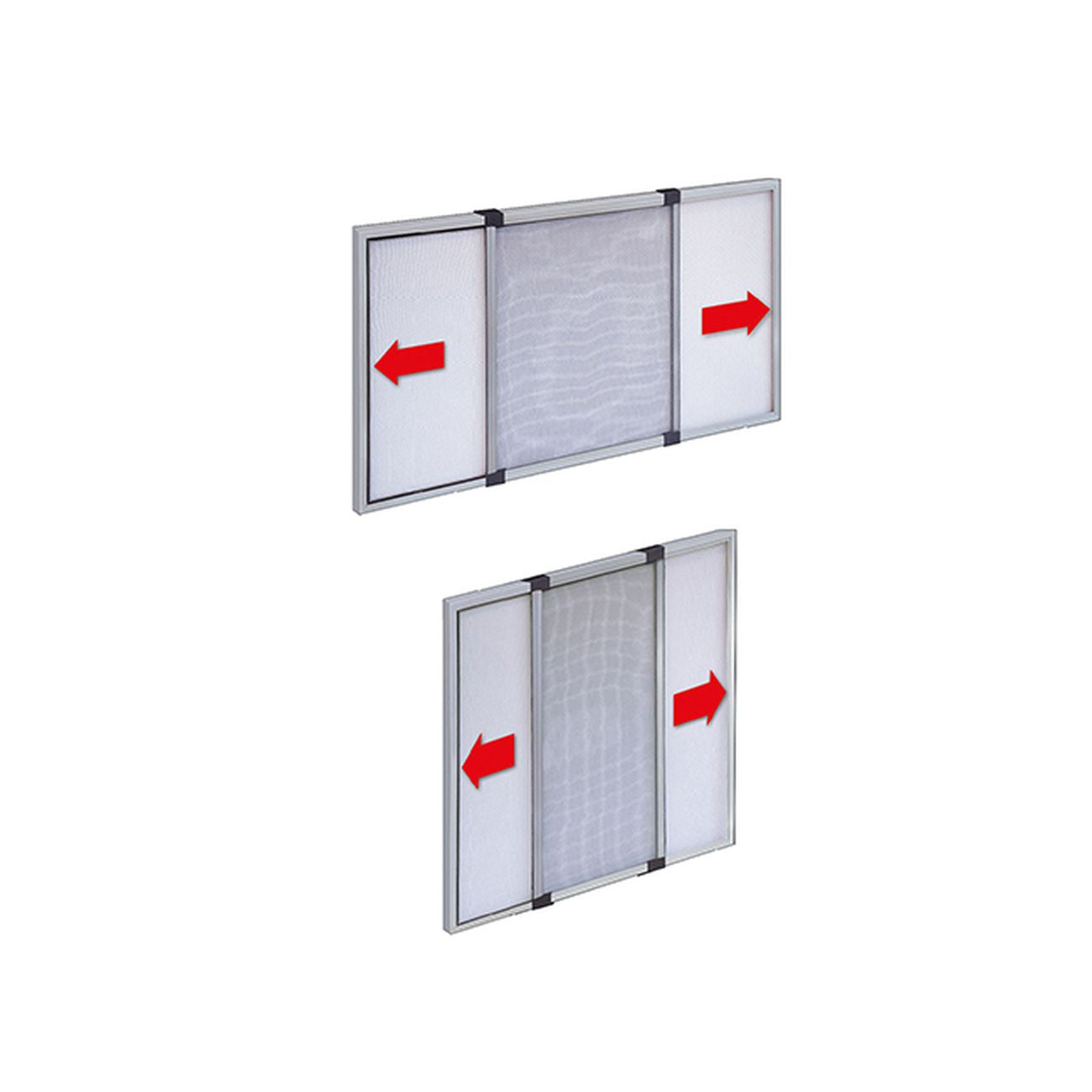 Zanzariera Estensibile  70X50  Grigia Telesio