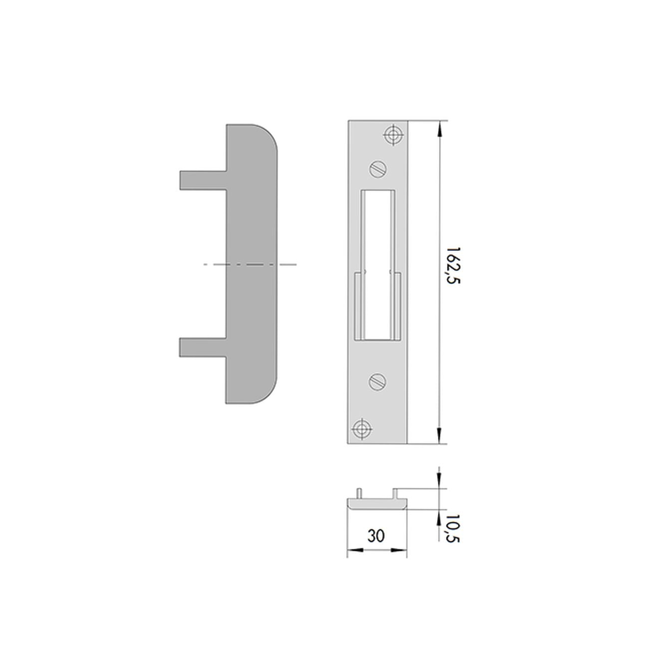 Cisa 06465-57-0 Contropiastra Met Regol