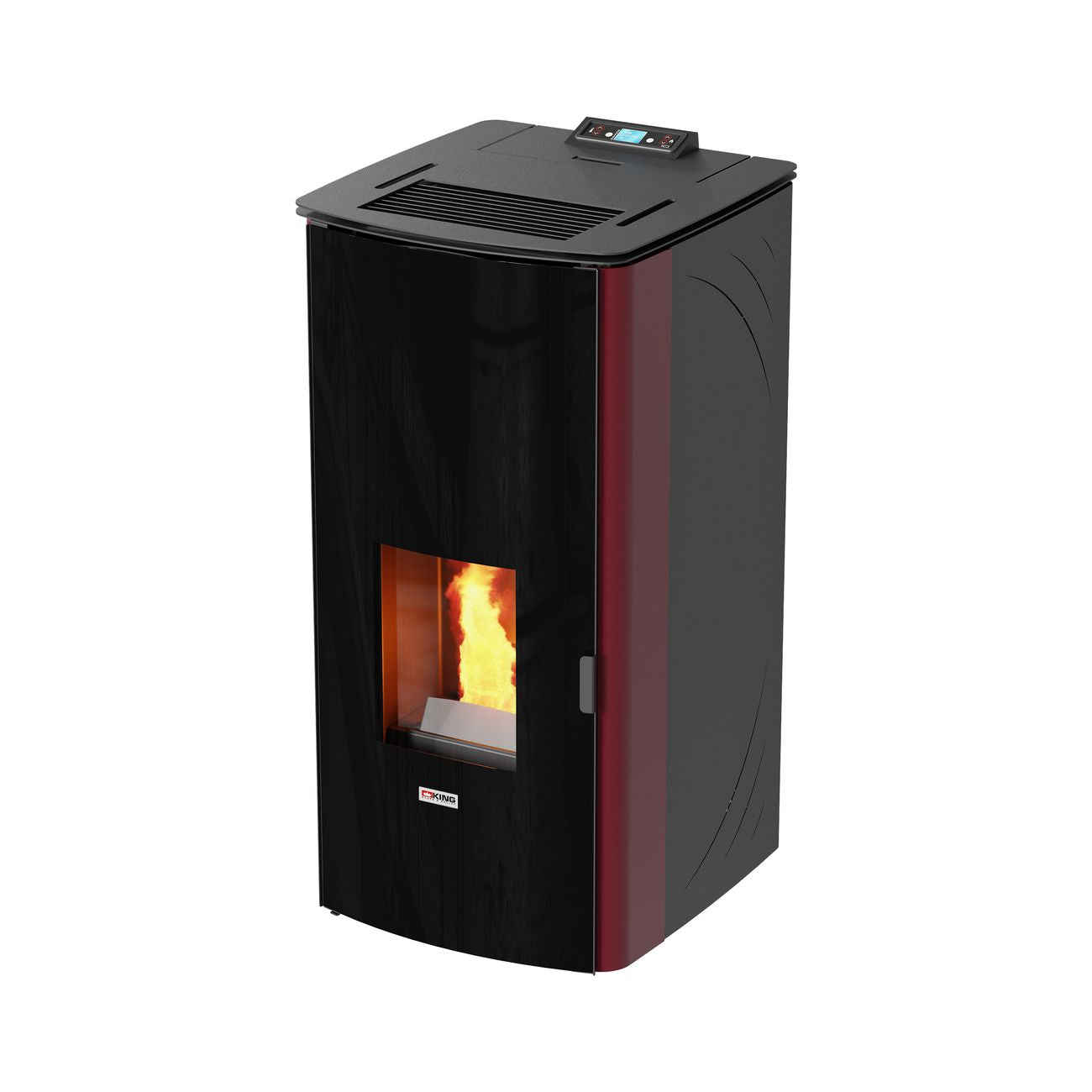 Stufa pellet king 17dd idro kw17 bordeaux