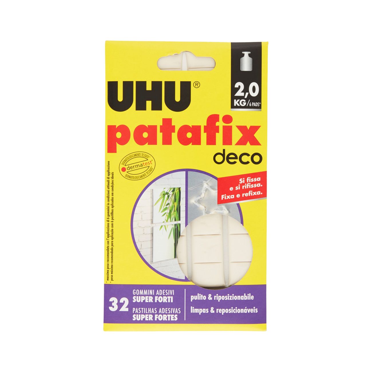 Uhu tac patafix super forte fino a kg.2 - 12 pz