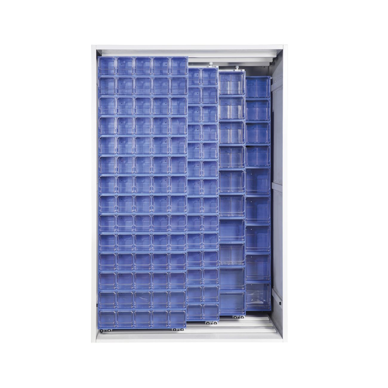 Armadio 3 p.scorrevoli cristal box 224 cass. blu