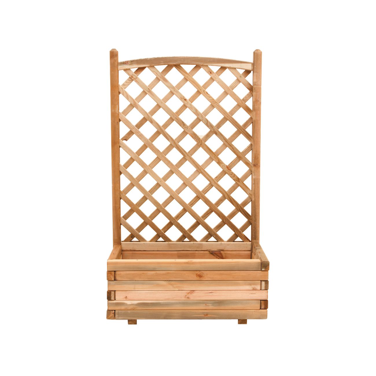 Fioriera pino impreg. c/grigliato 40x80x180h