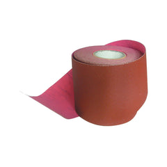 Carta abrasiva velcrata al corindone rosso - h115 mm - rotolo da 25 mt