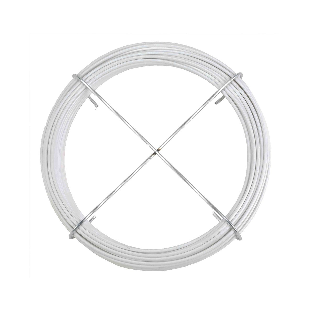 Filo plastificato stendib. 2,7mmx20m n.14 bianco* - 10 pz