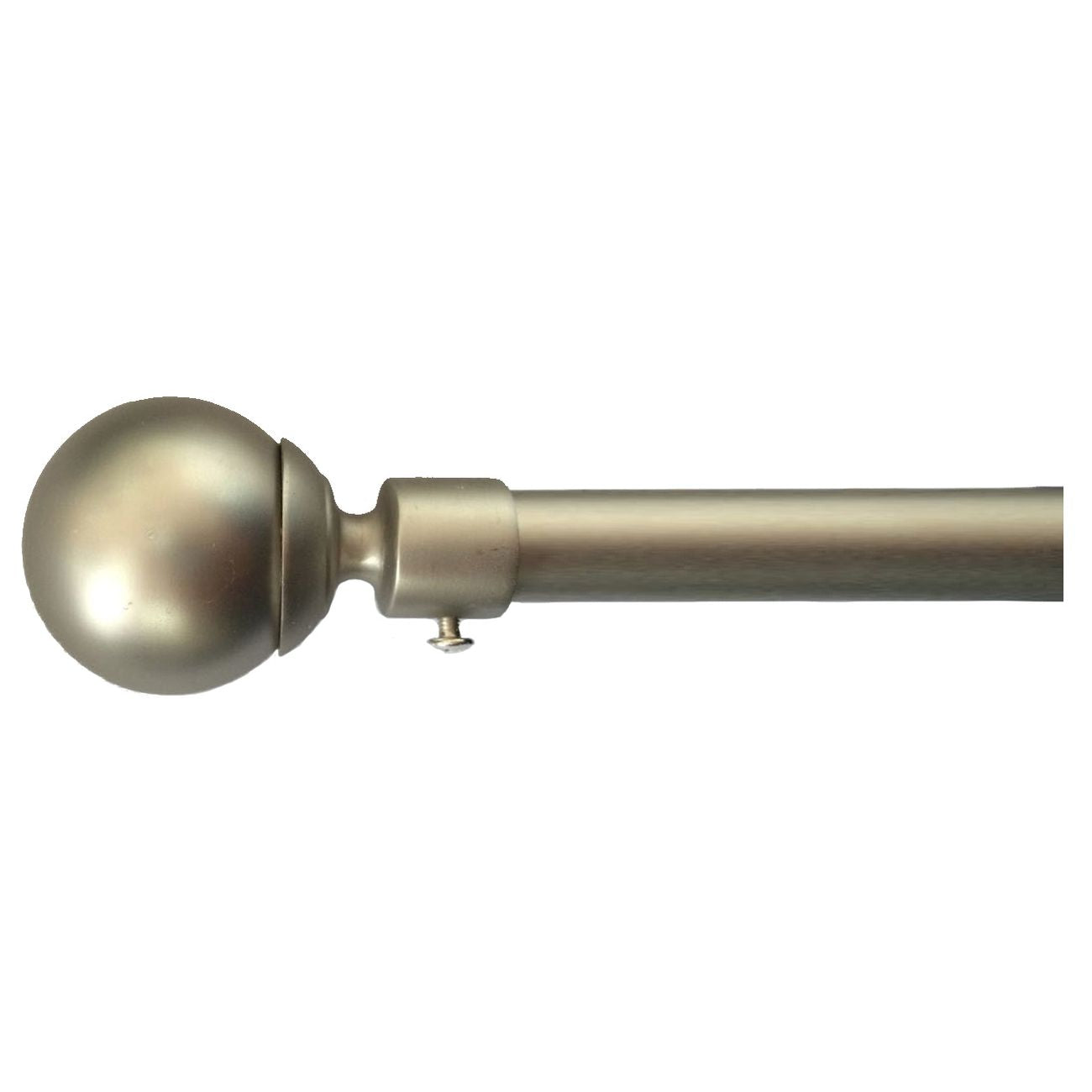 Bastone a strappo d 19 mm cromo satinato 170-300 sfera - 4 pz