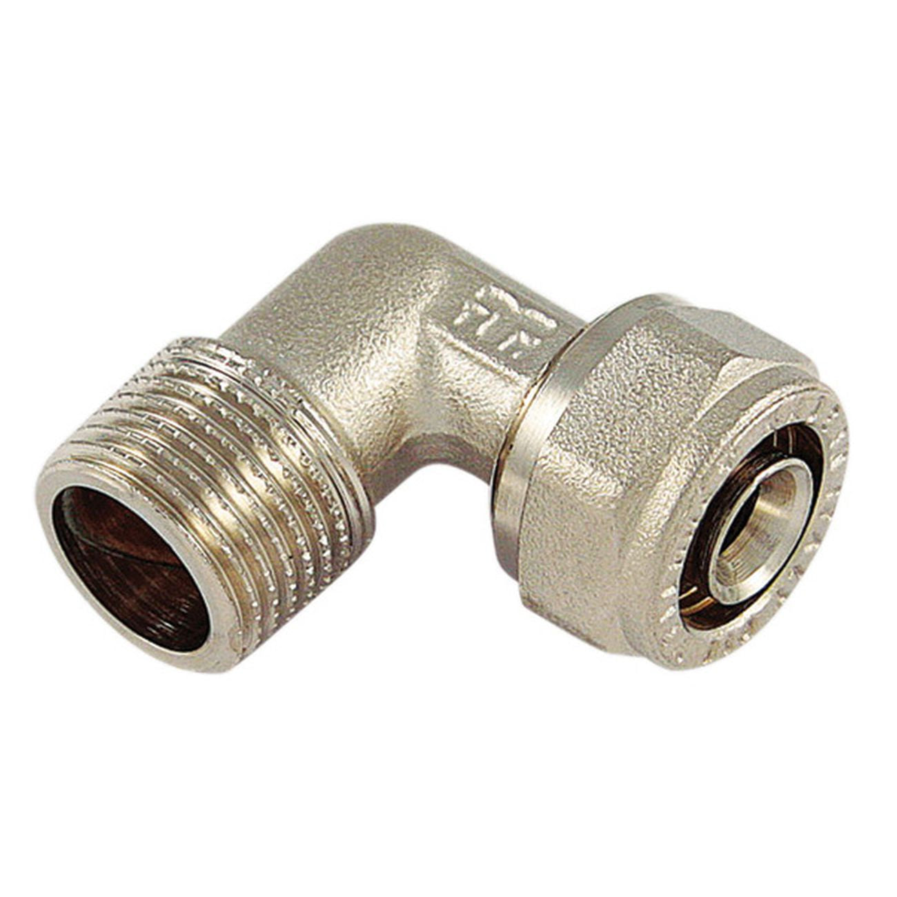 Gomito m.16x1/2 x multistrato - 10 pz