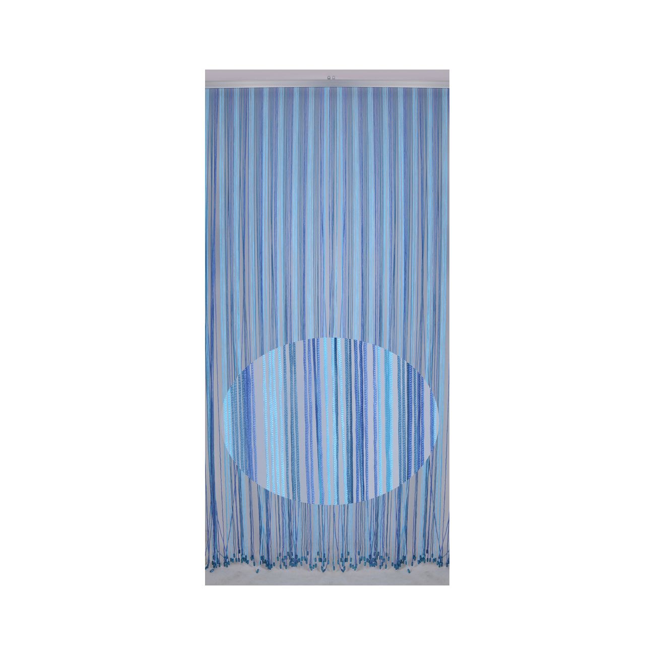 Tenda a cordoncino - Azzurro - cm 125x240h
