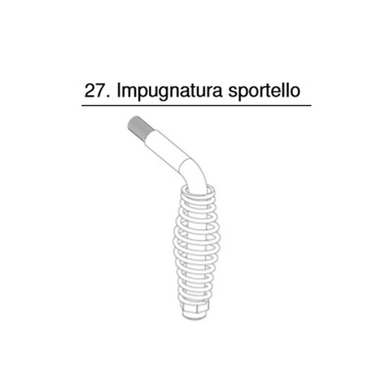 Zz-impugnatura sportello nr.27 barbecue asado