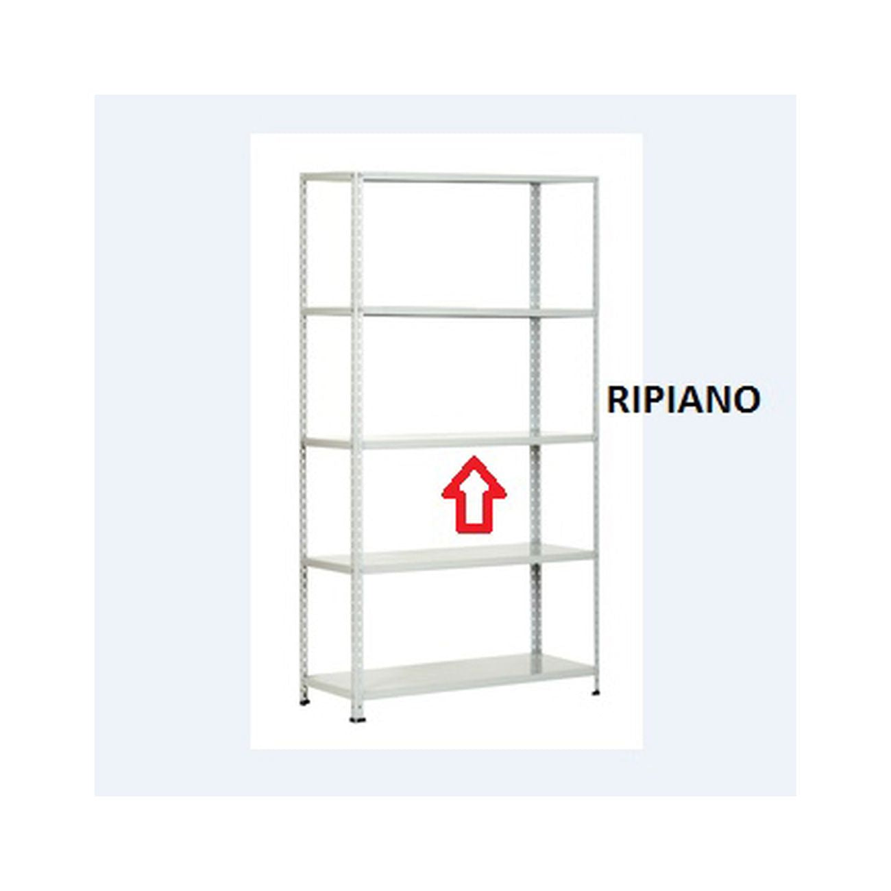 Zz-ripiano x panda kit a 5 ripiani (40x 80)