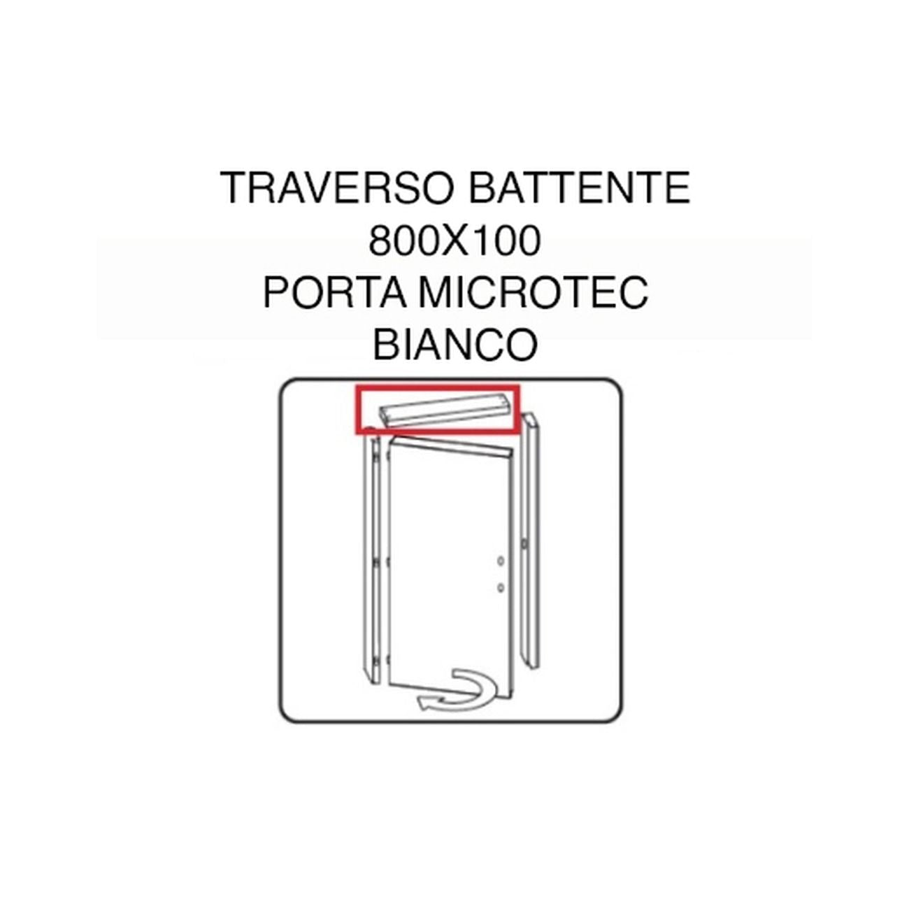 Zz-traverso battente x porta microtec bianco 210x80