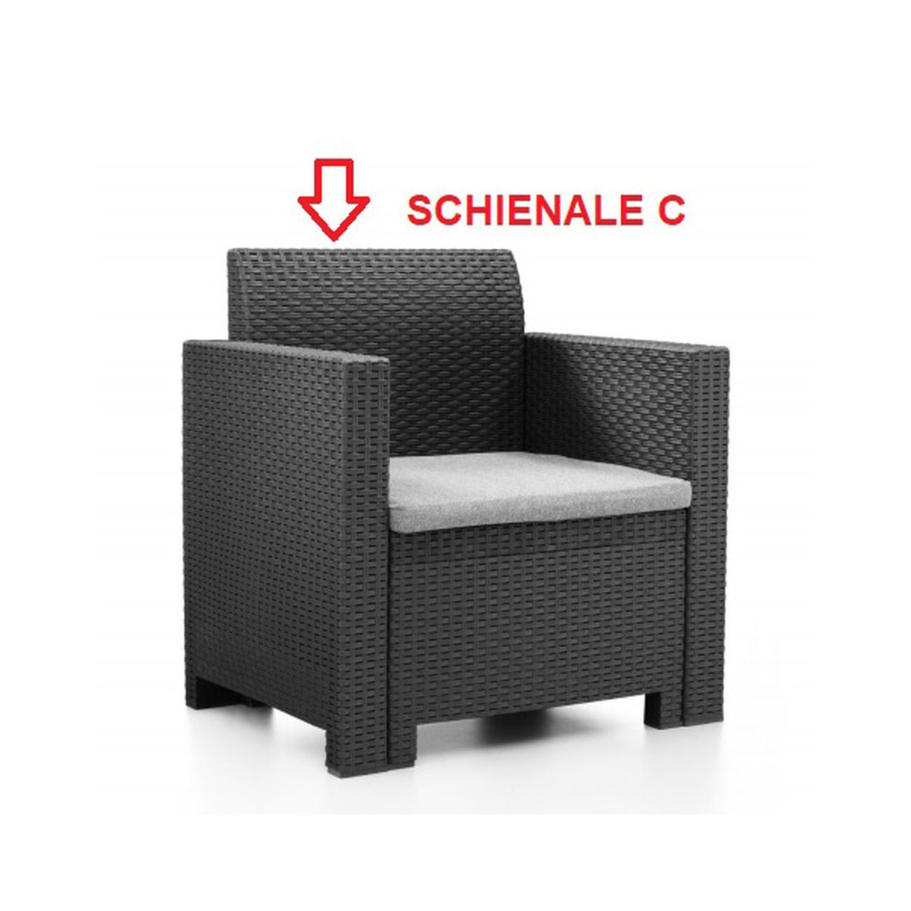 Zz-schienale c  x salotto resina 4pz.c/cusc.nebraska 2 marron